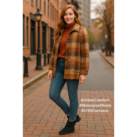 aqua college Shoes - SoftMoc by College Waterproof Suede Black Ankle Boots Women’s Size 8M